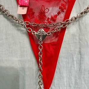 Biker style chain G string